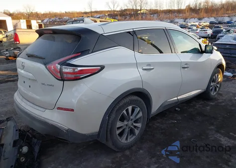 2017 Nissan Murano Sl из США, поврежденный, VIN 5N1AZ2MH3HN123906